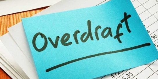 How to Avoid Overdraft Fees Blue Sticky Post It Note